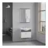 65 cm Antrasit Beyaz Banyo Dolabı BC 14