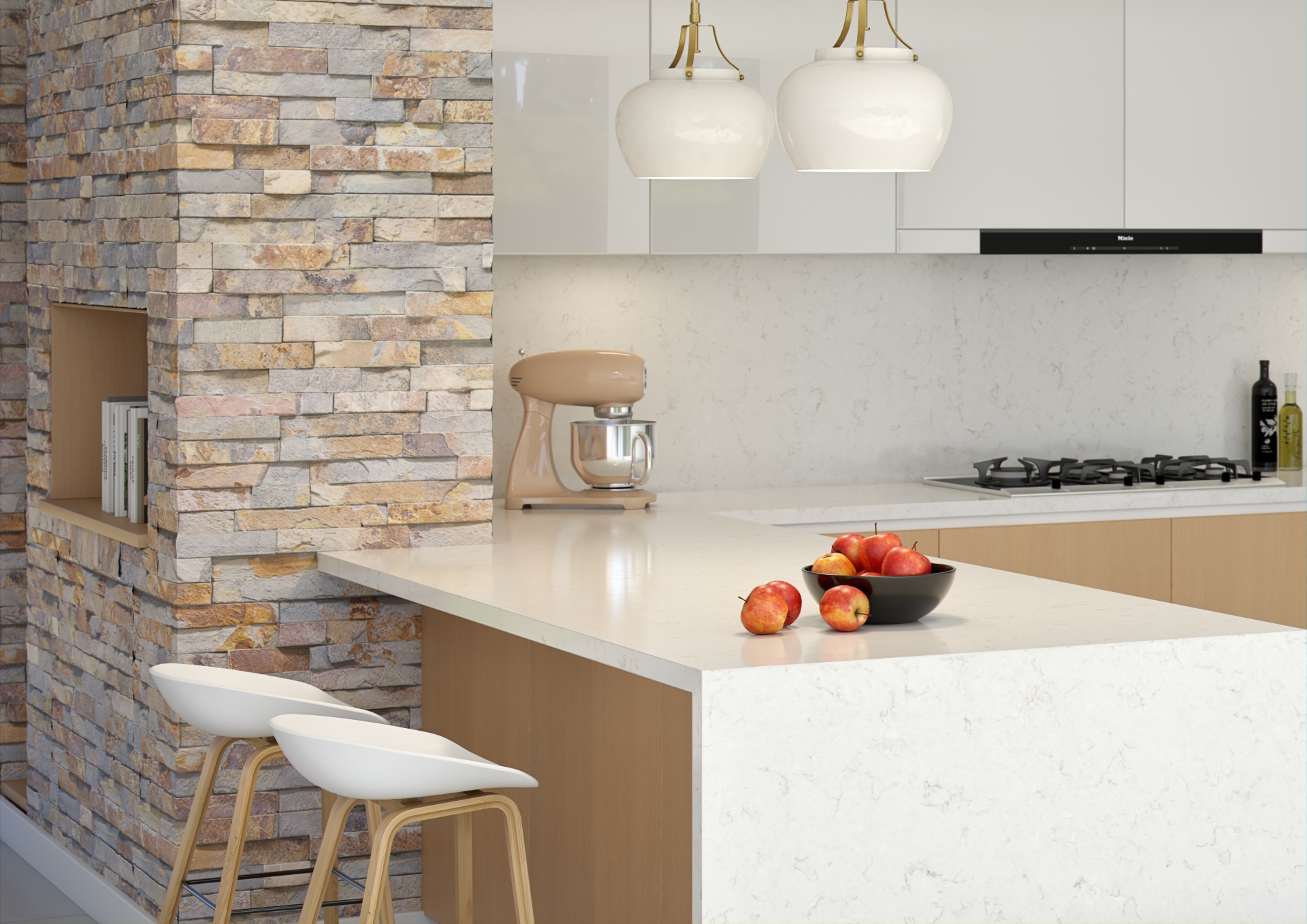 Alinda Mutfak Tezgahı Mermerit Modeli - Görsel 2