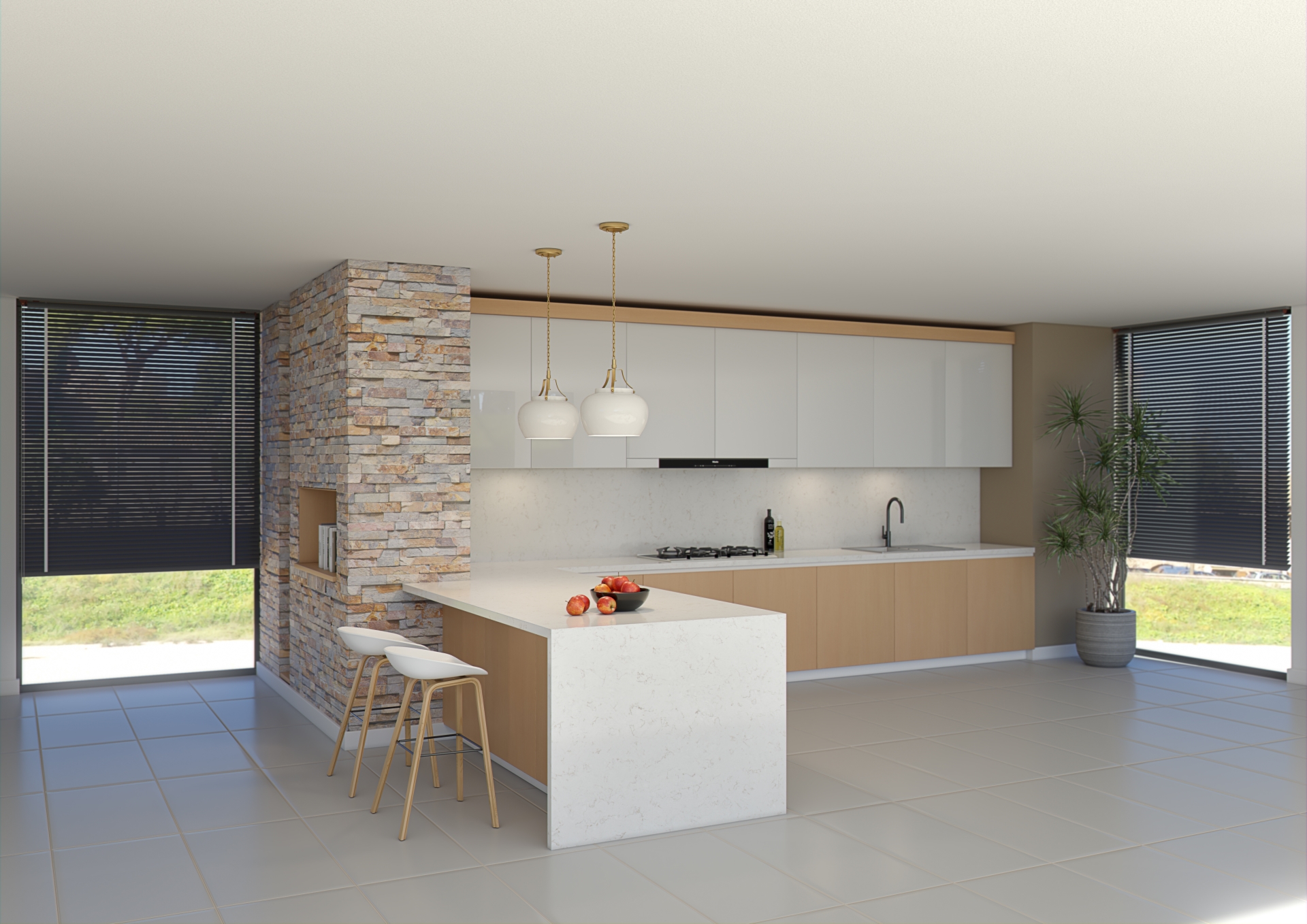 Alinda Mutfak Tezgahı Mermerit Modeli - Görsel 3