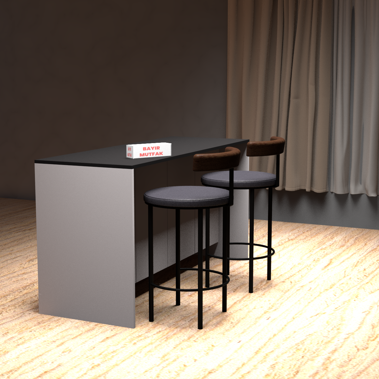 160 cm Ada Mutfak BCAM 1 - Görsel 2