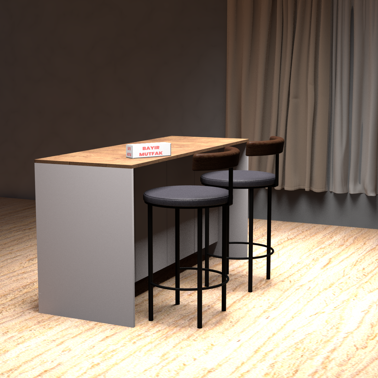 160 cm Ada Mutfak BCAM 2 Arka