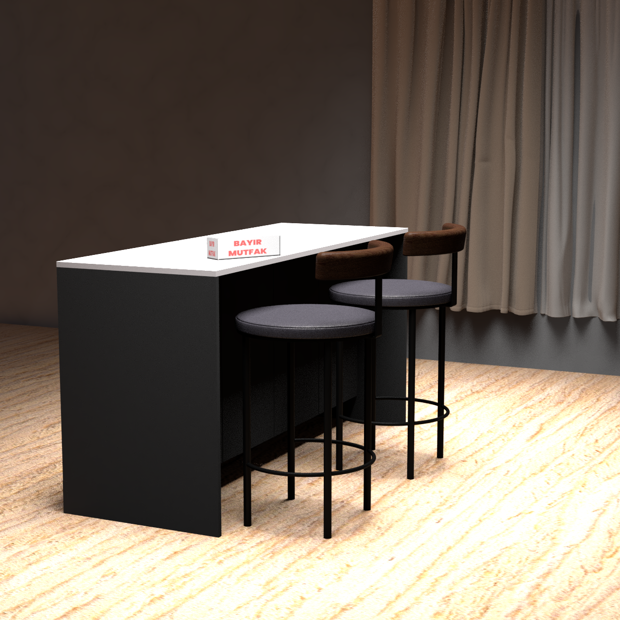 160 cm Ada Mutfak BCAM 3 Arka