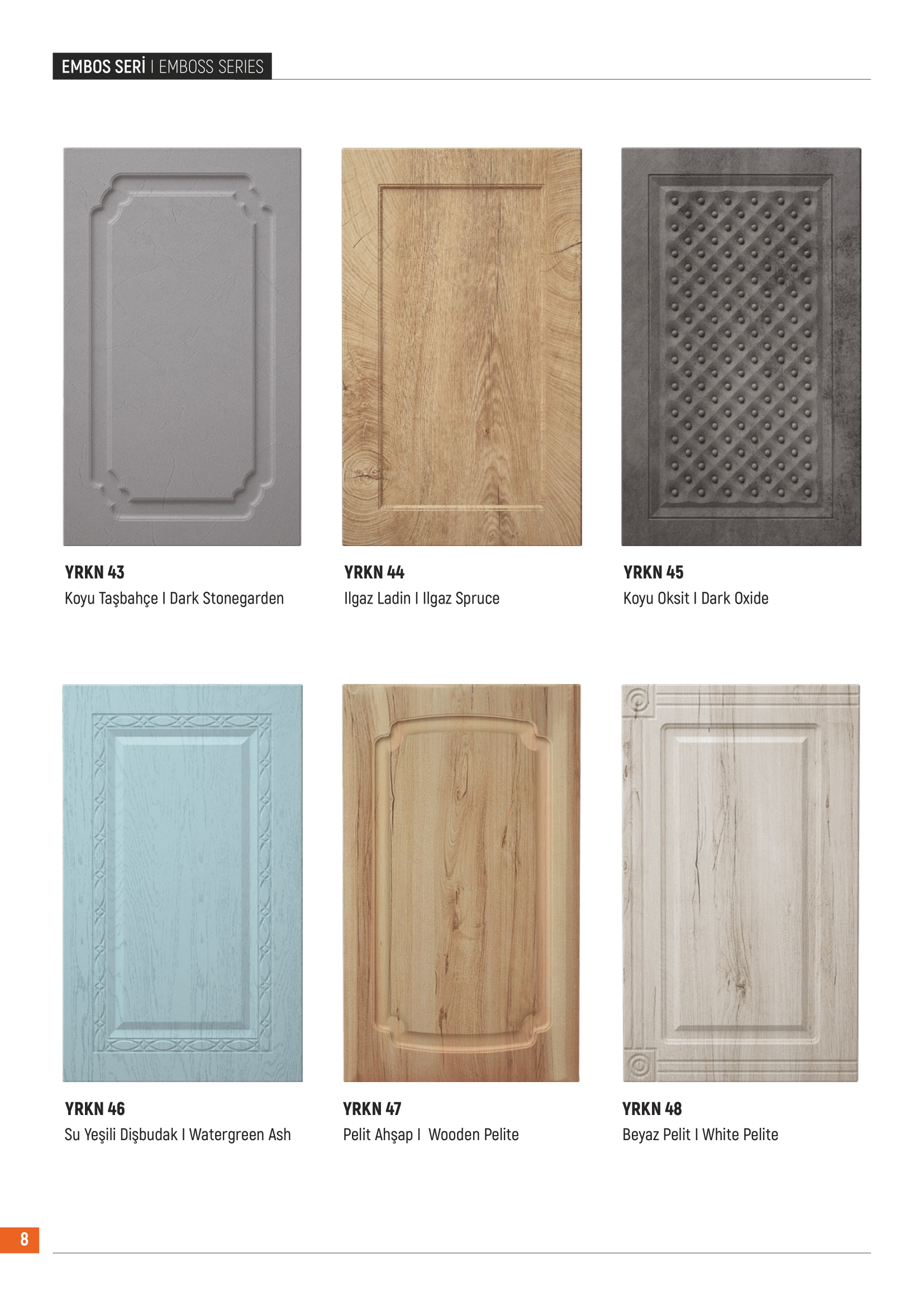 Mutfak Dolap Kapak Renkleri